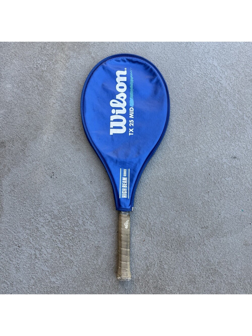 Wilson 95 High Beam Series Tennis Racket Blue Yellow TX 25 MID
